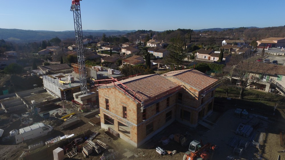 Chantier Samaria Pierrevert vue nord ouest